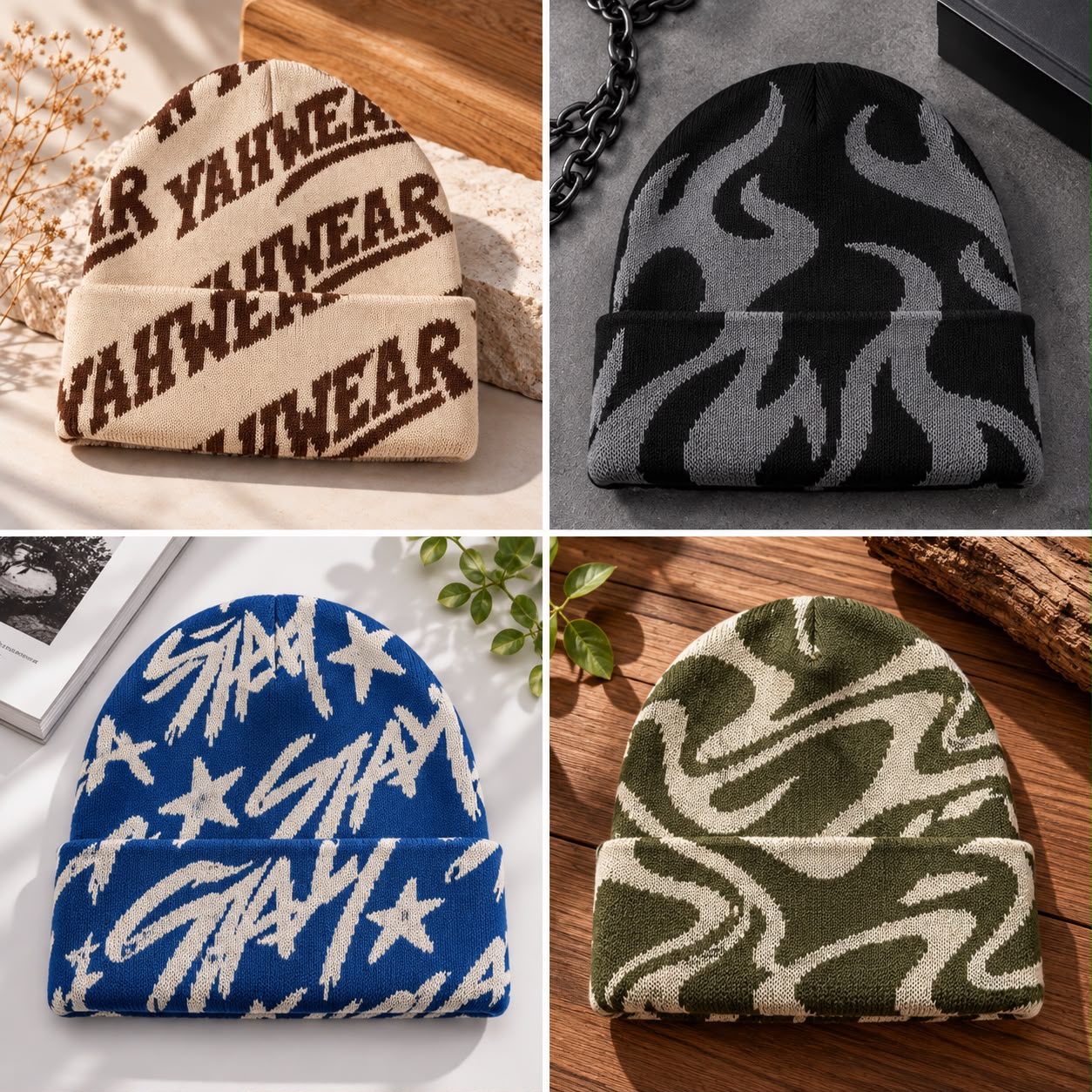 Custom Logo Knit Beanie OEM ODM Beanie Manufacturer image 3
