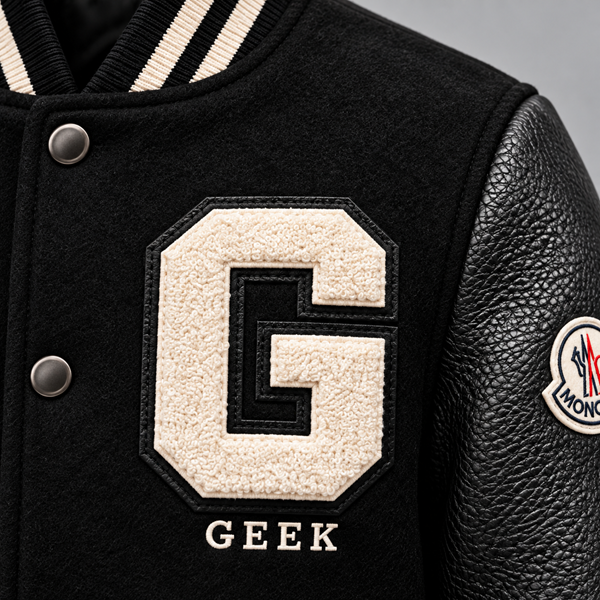 Wholesale Custom wool leather varsity jacket bomber image 4