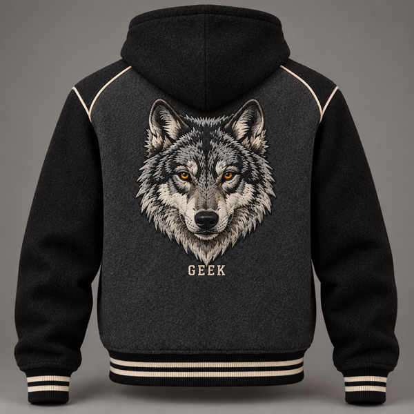 Custom Hooded Varsity Jacket | Geek General Trade image 2